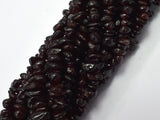 Red Garnet, 4mm - 10mm Pebble Chips Beads-BeadXpert