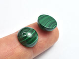 Genuine Malachite Cabochon, 10mm Coin, 1piece-BeadXpert