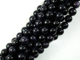 Blue Goldstone Beads, 8mm Round Beads