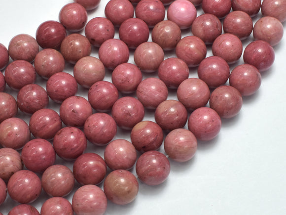 Rhodonite Beads, 10mm, Round Beads-BeadXpert