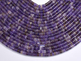 Amethyst, Approx. 2x4mm, Heishi Disc-BeadXpert