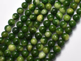 Jade - Green & White, 8mm Round-BeadXpert