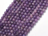 Lepidolite Beads, 6mm Round Beads-BeadXpert