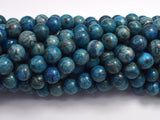 Gray Picture Jasper - Blue, 8mm (8.5mm)-BeadXpert