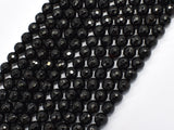 Black Onyx Beads, Faceted Round, 6mm-BeadXpert