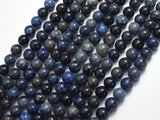 Dumortierite, 6mm Round Beads-BeadXpert
