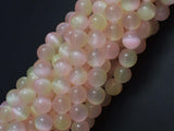 Selenite - Peach & Yellow, 8mm (8.5mm)-BeadXpert