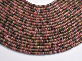 Rhodonite, Approx. 2x4mm, Heishi Disc-BeadXpert