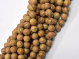 Wood Jasper Beads, Round, 8 mm