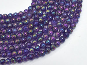 Mystic Coated Amethyst 6mm (6.5mm) Round-BeadXpert