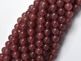 Strawberry Quartz Beads, Lepidocrocite, 8mm Round