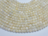 Milky White Moonstone, 6mm Round-BeadXpert