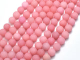 Matte Jade - Rose Pink, 8mm Round-BeadXpert