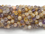 Amethyst, Citrine, 6mm Round-BeadXpert