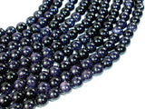 Blue Goldstone Beads, 8mm Round Beads