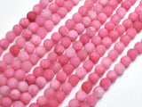 Matte Jade - Pink, 6mm Round-BeadXpert