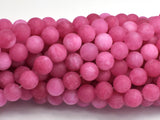 Matte Jade - Pink, 8mm Round-BeadXpert