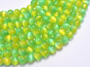 Selenite - Green & Yellow, 8mm (8.5mm)-BeadXpert