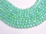 Selenite - Green & Blue, 6mm (6.5mm) Round-BeadXpert