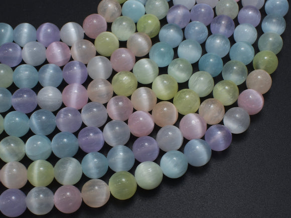 Selenite - Rainbow, 8mm (8.5mm) Round-BeadXpert