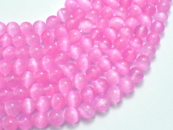 Selenite - Pink, 8mm (8.5mm) Round-BeadXpert