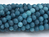Matte Jade - Blue, 6mm Round-BeadXpert