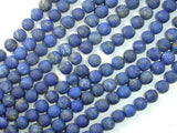 Matte Natural Lapis Lazuli Beads , 6mm Round Beads-BeadXpert