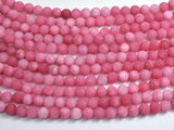 Matte Jade - Pink, 6mm Round-BeadXpert