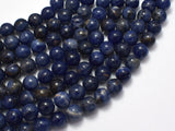 Sodalite Beads, Round, 8mm-BeadXpert