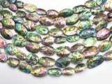 Abalone 10x14mm-13x20mm Puffy Oval-BeadXpert