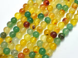 Rainbow Agate Beads, Round, 8mm, 15.5 Inch-BeadXpert