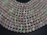 Selenite - Peach & Yellow, 8mm (8.5mm)-BeadXpert