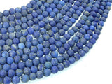 Matte Natural Lapis Lazuli Beads , 6mm Round Beads-BeadXpert