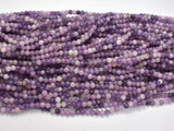 Lepidolite Beads, 4mm (4.5mm) Round-BeadXpert
