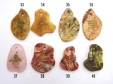 Assorted Stone Pendant, 1 piece