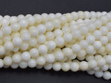 Tridacna Shell, 6mm Round Beads-BeadXpert