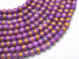 Mashan Jade - Purple, 6mm (6.5mm) Round-BeadXpert