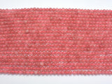 Jade - Strawberry Quartz Color, 4mm (4.5mm)-BeadXpert