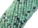 Fluorite Beads, Rainbow Fluorite, 4mm Round Beads-BeadXpert