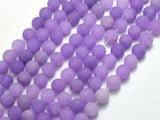 Matte Jade - Lavender, 8mm Round-BeadXpert