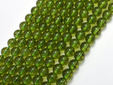 Quartz - Peridot Color, 8mm (8.5mm) Roun-BeadXpert