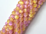 Selenite - Pink & Yellow, 8mm (8.5mm)-BeadXpert