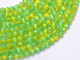 Selenite - Green & Yellow, 6mm (6.5mm)-BeadXpert