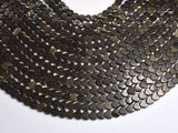 Golden Obsidian, 6mm Heart-BeadXpert