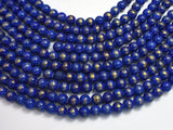 Mashan Jade - Lapis Blue, 8mm (8.5mm) Round-BeadXpert