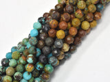 Natural Turquoise, 3mm (3.2mm), Micro Faceted Round