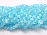 Selenite - Blue, 6mm (6.5mm) Round-BeadXpert