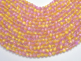 Selenite - Pink & Yellow, 6mm (6.5mm)-BeadXpert