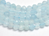 Aquamarine Beads, 3.8mm Micro Faceted-BeadXpert