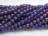 Mystic Coated Amethyst 6mm (6.5mm) Round-BeadXpert